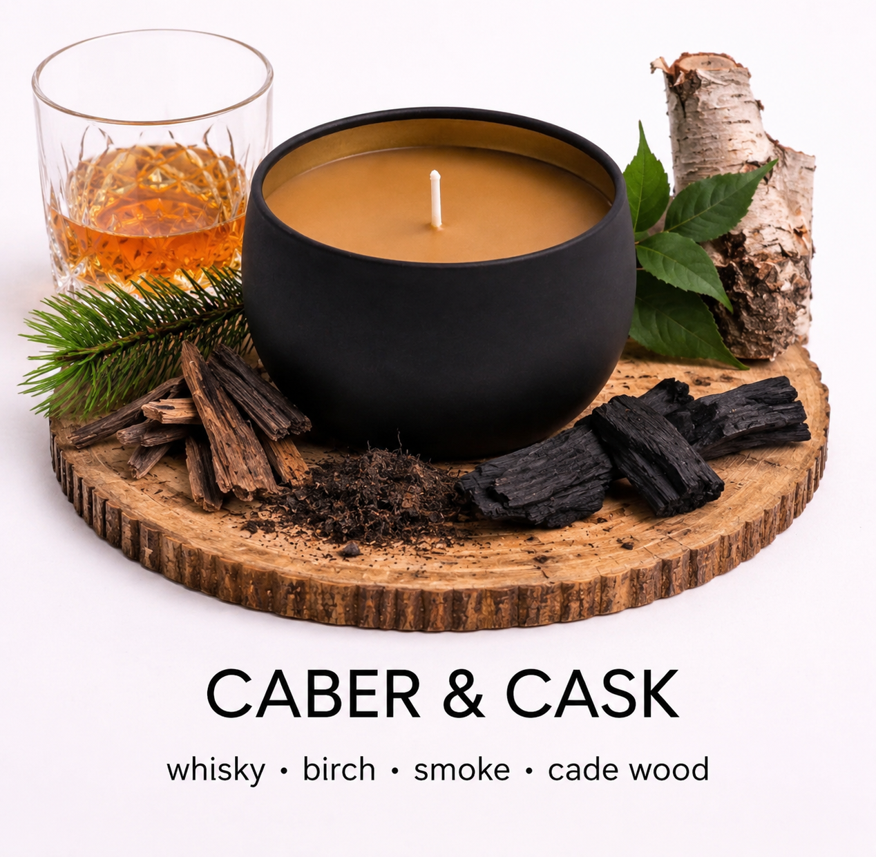 Caber & Cask - 6oz Luxury Soy Wax Candle