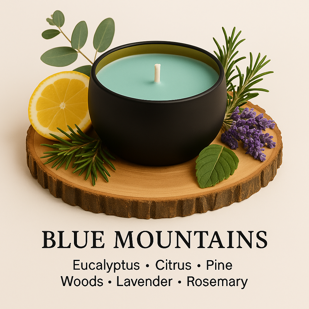 Blue Mountains - 6oz Luxury Soy Wax Candle