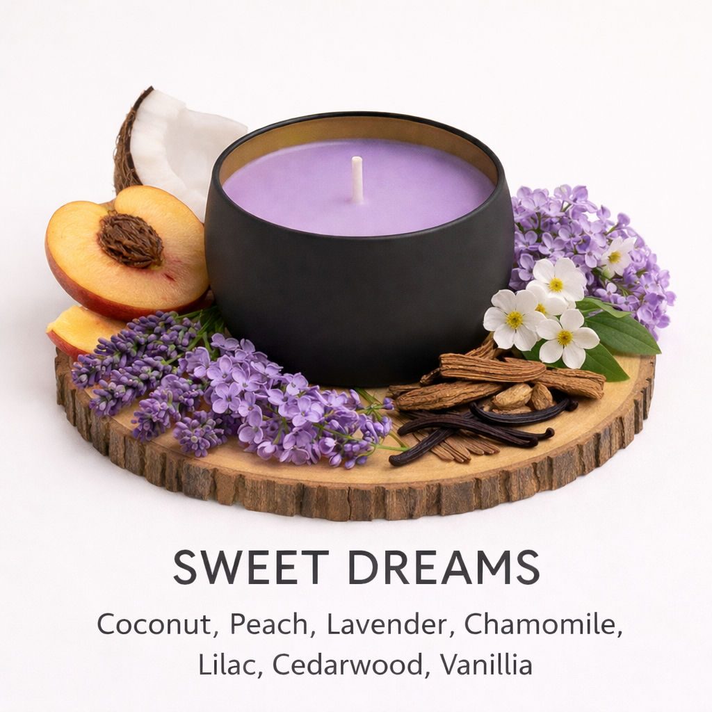 Sweet Dreams - 6oz Luxury Soy Wax Candle
