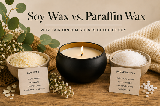 Why We Choose Soy Wax at Fair Dinkum Scents