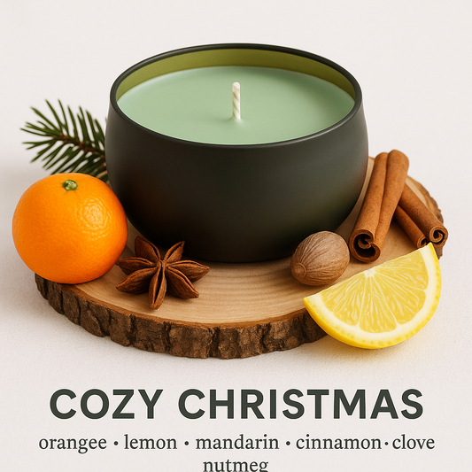 Cozy Christmas - 6oz Luxury Soy Wax Candle