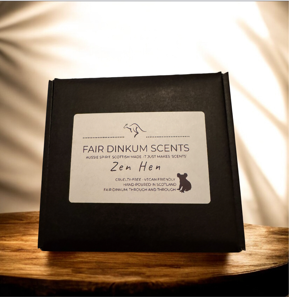 Beautiful Corrugated Black Box keeps your candle safe