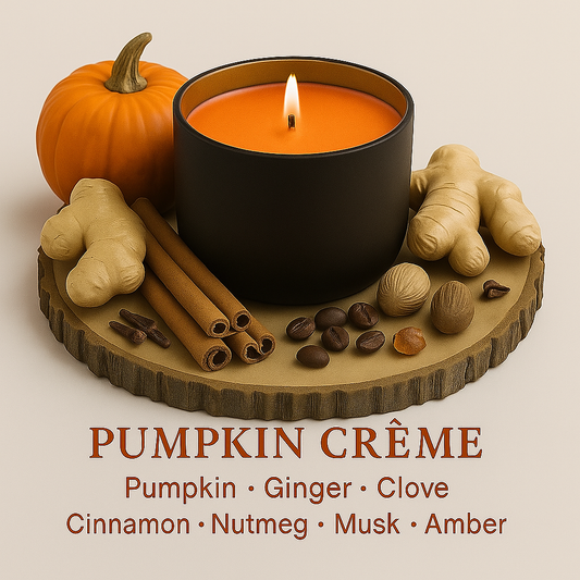 Pumpkin Crème - 6oz Luxury Soy Wax Candle