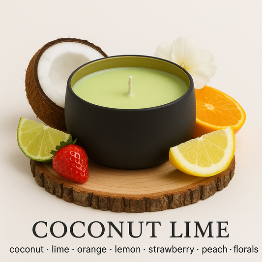 Coconut Lime - 6oz Luxury Soy Wax Candle