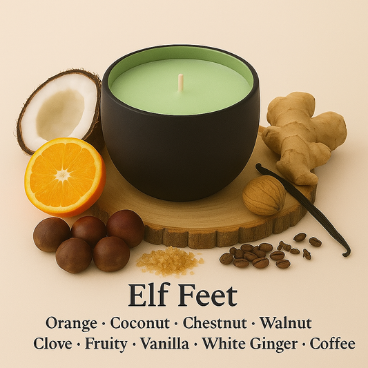 Elf Feet - 6oz Luxury Soy Wax Candle
