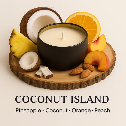 Coconut Island - 6oz Luxury Soy Wax Candle