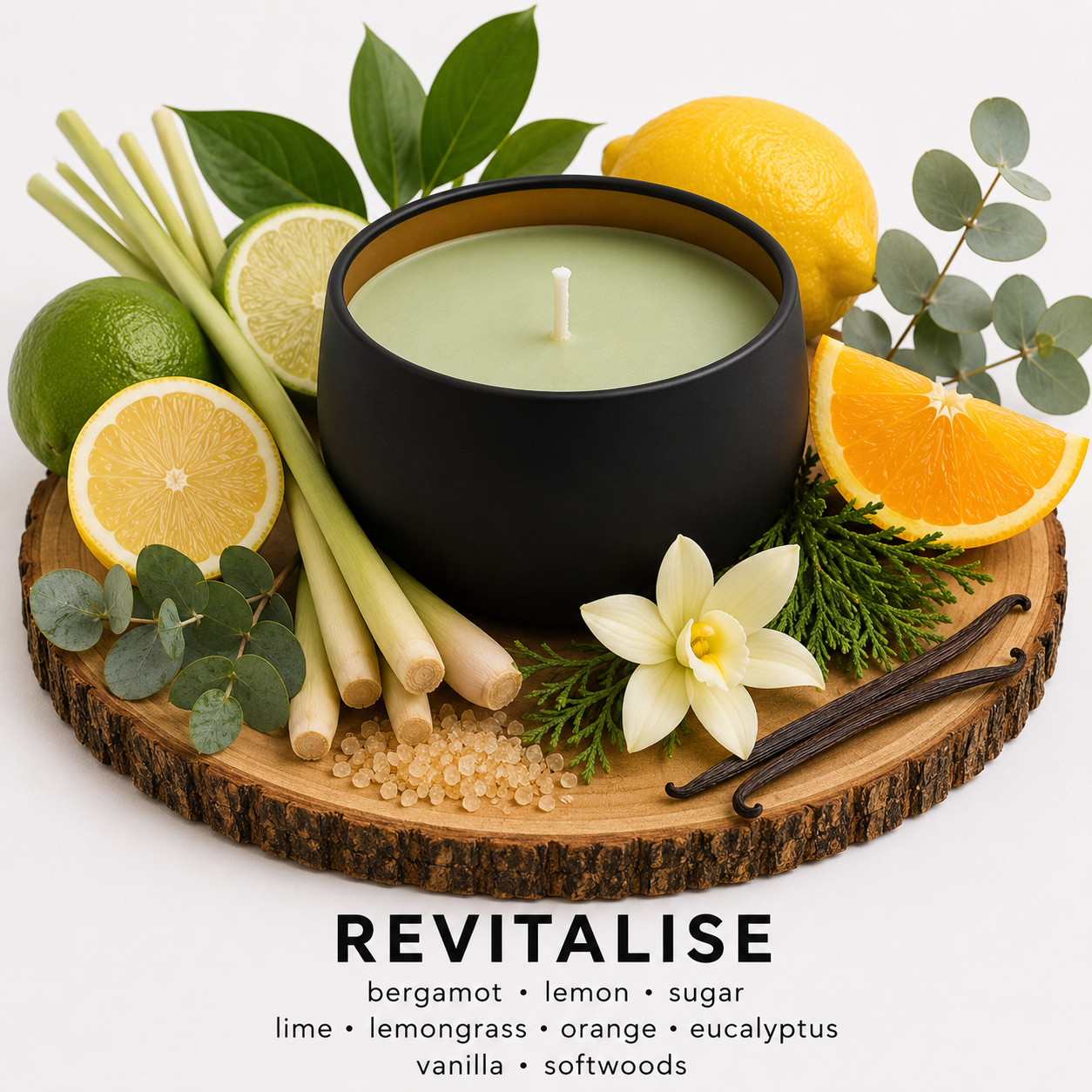 Revitalise - 6oz Luxury Soy Wax Candle